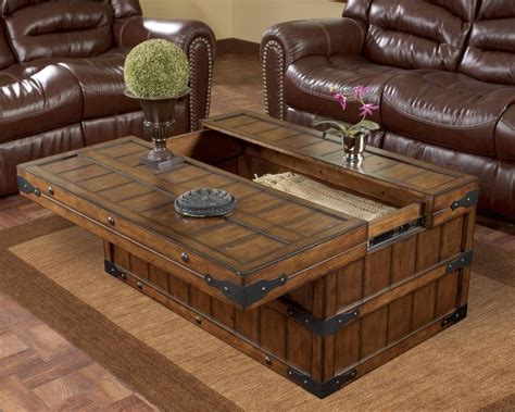 extra large storage coffee table.